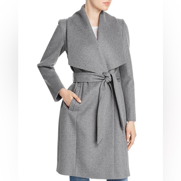 Cole Haan Jackets & Blazers - EUC Cole Haan Slick Wrap Coat, Grey, SIZE: 6